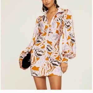 For Love and Lemons Esmeralda Mini Dress